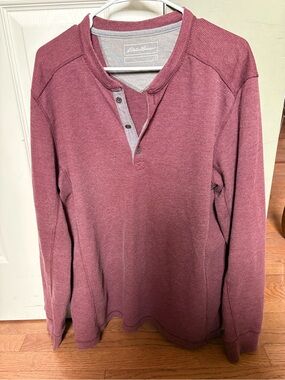 Eddie Bauer Men's Long Sleeve Henley